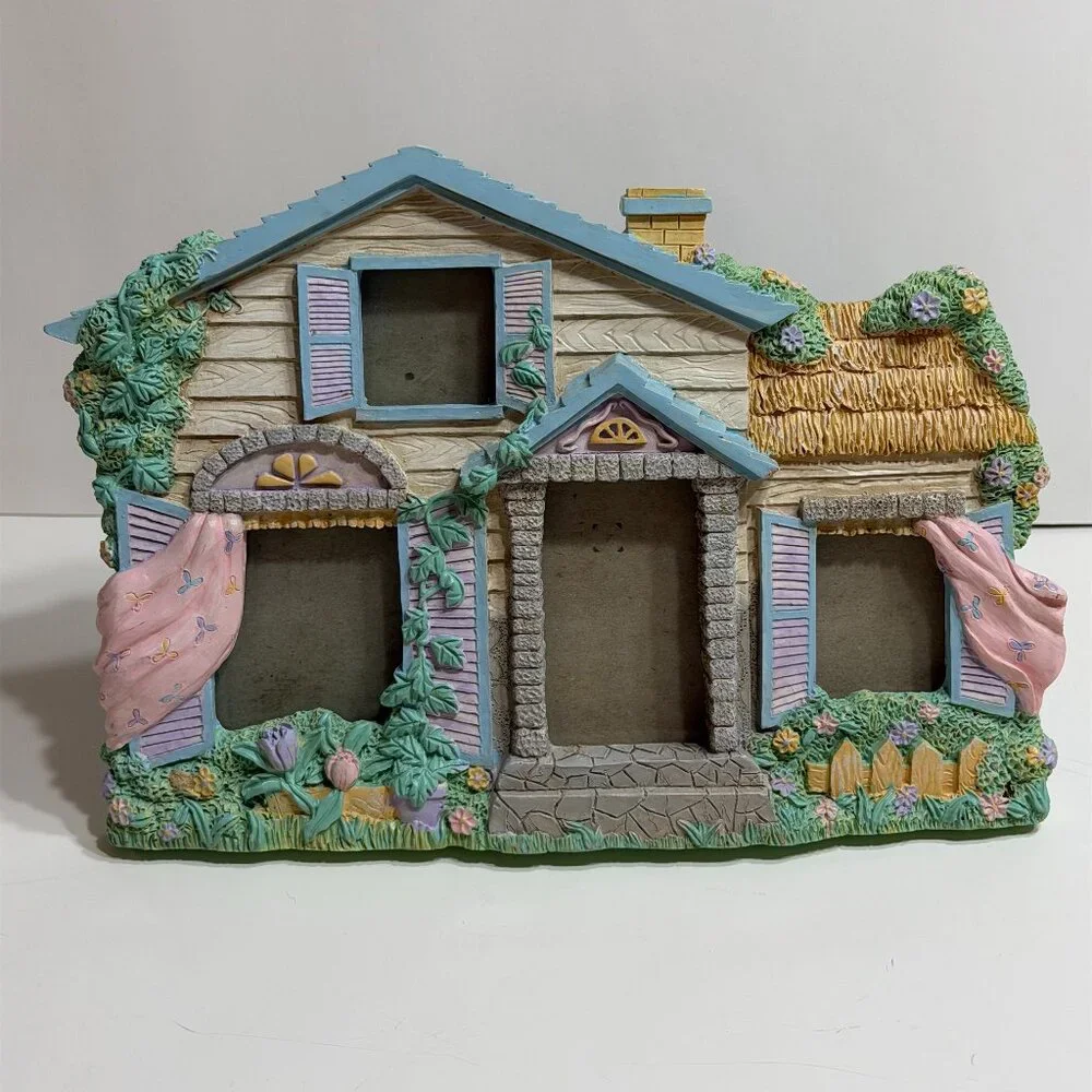 Vintage Pastel Cozy Cottage Home Photo Frame